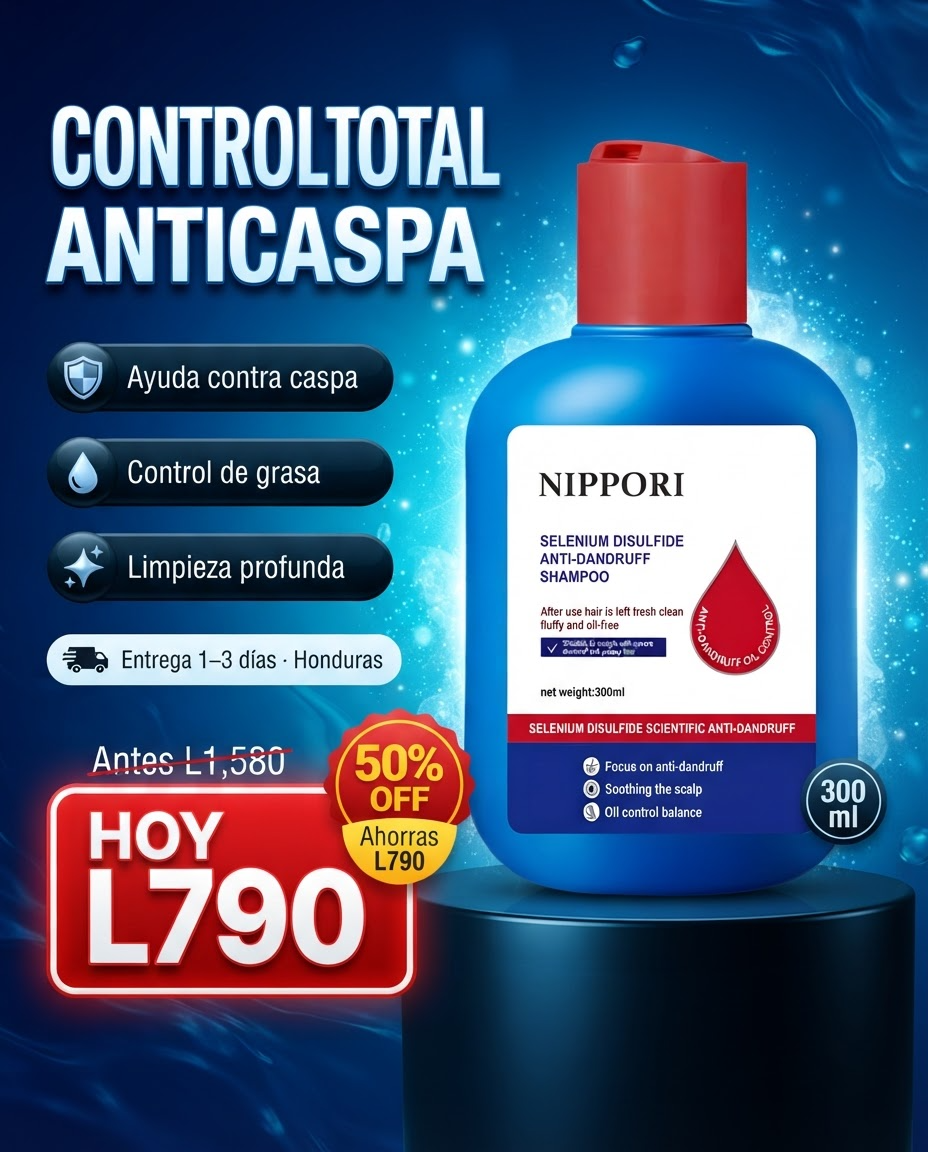 Nippori™ Control Anticaspa — Limpieza Profunda❄️🧴