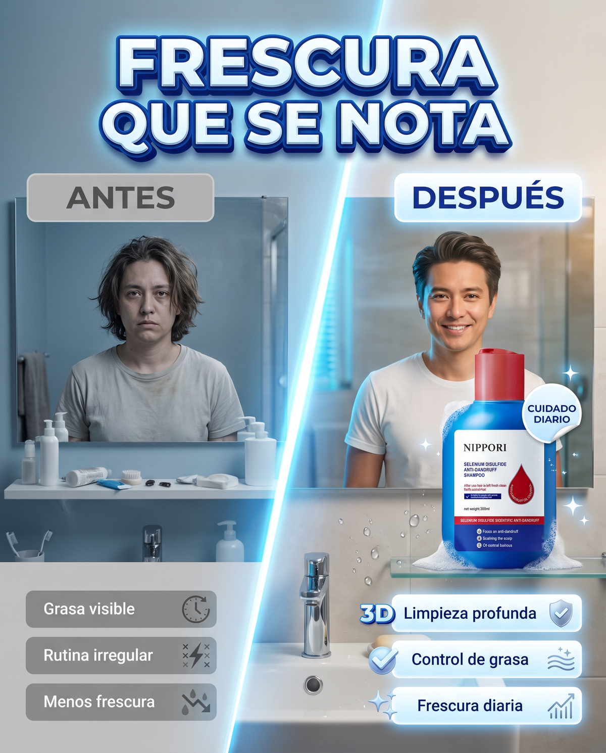 Nippori™ Control Anticaspa — Limpieza Profunda❄️🧴