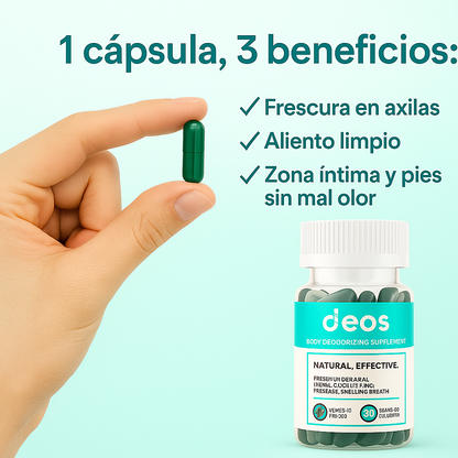 DEOS® Desodorizante Corporal 🌿💚