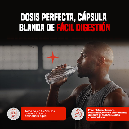 TURKESTERONE CON TONGKAT ALI 120 CAPS - ENVÍO GRATIS 💪💯