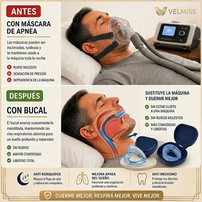 QuietLab Pro™ — Férula Bucal Ajustable Antirronquidos 🌙😴