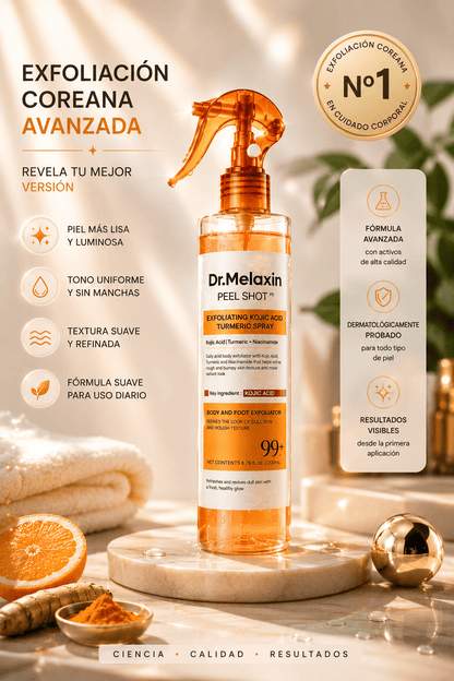 Dr. Melaxin Peel Shot™ Exfoliante Corporal Kojic + Turmeric