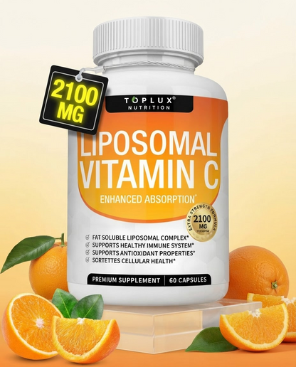 VitaGlow C Liposomal™ 2100 mg — Defensas, Colágeno y Antioxidantes 🍊✨