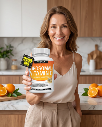 VitaGlow C Liposomal™ 2100 mg — Defensas, Colágeno y Antioxidantes 🍊✨